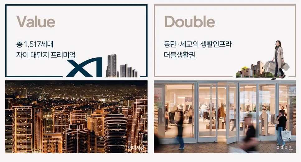 대단지 프리미엄과 더블생활권