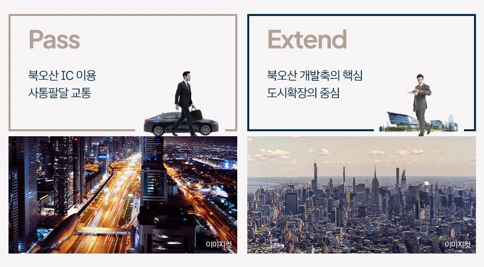 광역교통과 도시확장의 중심